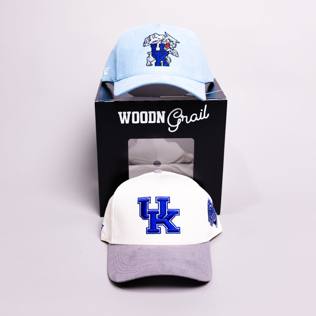 Kentucky Wildcats Double Down 2 Hat Bundle - Front Panel