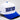 Kentucky Wildcats Hat White & Royal Blue Corduroy Stadium Pulse Snapback - Front Detail