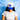 Kentucky Wildcats UK Hat Cream Royal Blue Brim Wildcats Patch Rope Snapback - On Model Lifestyle