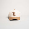 Louisville Cardinals Hat Cream & Tan Jobsite Snapback - Front Panel
