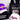 LSU Tigers 3 Hat Bundle Purple Black & Cream - Front Detail