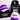 LSU Tigers 3 Hat Bundle Purple Black & Cream - Front Panel