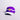 LSU Tigers Geaux Hat Purple White Brim Tiger Logo Snapback College LSU - Angled View
