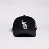 LSU Tigers Hat Black Corduroy Blacktop Snapback - Front Panel