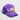 LSU Tigers Hat Purple Tee Box Performance Rope Snapback - Angled View