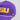 LSU Tigers Hat Purple Tee Box Performance Rope Snapback - Front Detail Angled