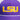 LSU Tigers Hat Purple Tee Box Performance Rope Snapback - Front Detail