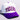 LSU Tigers Hat White Purple Brim Death Valley Patch Snapback College LSU - Front Detail