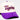 LSU Tigers Script Hat Cream and Purple Corduroy Snapback - Front Detail