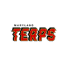 Maryland Terrapins Hat White & Black Corduroy Stadium Pulse Snapback - Team Wordmark
