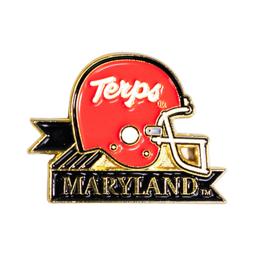 Maryland Terrapins Helmet Pin Officially Licensed Collectible - Product Front