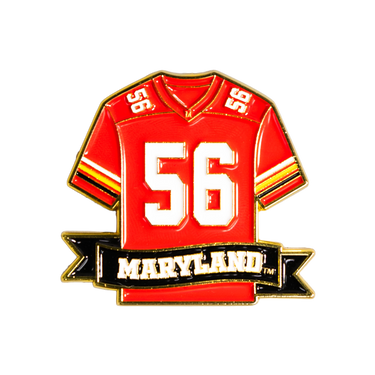 Maryland Terrapins Jersey Pin Officially Licensed Collectible - Product Front
