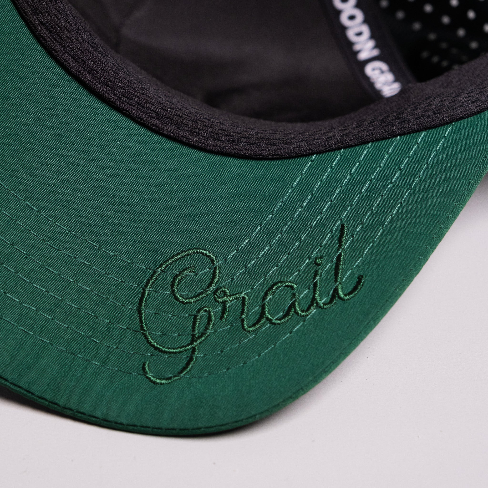 Michigan State Spartans Hat Green Tee Box Performance Rope Snapback - Underbrim Detail