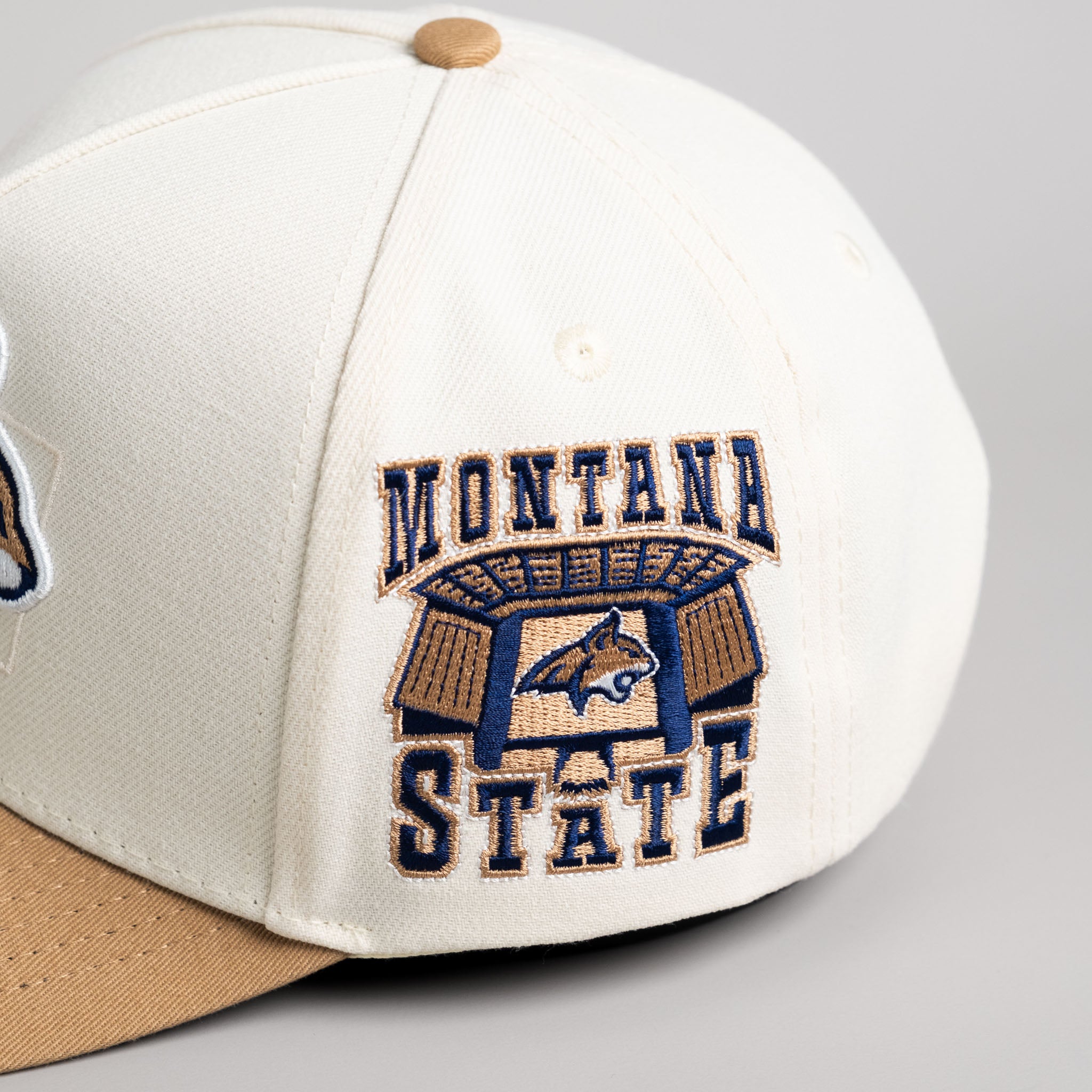 Montana State Bobcats Hat Neutrals Snapback - Stadium Detail
