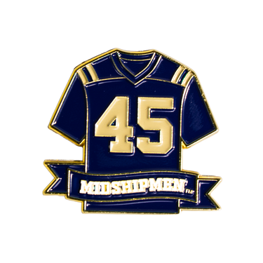 Navy Midshipmen Jersey Pin Officially Licensed Collectible - Product Front