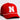 Nebraska Cornhuskers Hat Red Tee Box Performance Rope - Front Detail
