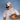 Notre Dame Fighting Irish Hat Cream & Navy Stadium Patch Snapback - On Model Lifestyle