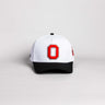 Ohio State Block O Color Splash Hat White & Black Snapback - Front Panel