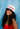 Ohio State Buckeyes Hat White & Black Flipped Script - On Model Lifestyle