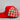 Ohio State Buckeyes Red Corduroy Snapback Hat with Helmet Sticker Leaf Patches - Side Patch