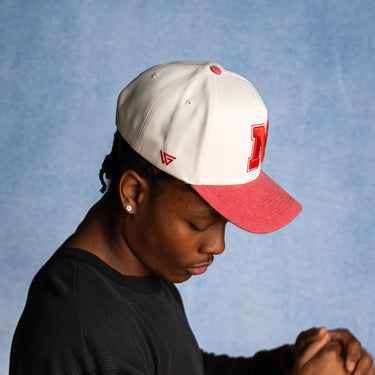 Nebraska Sun Fade / Cream & Red