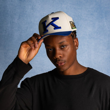 Kentucky Side Stadium / Cream & Royal Blue Suede