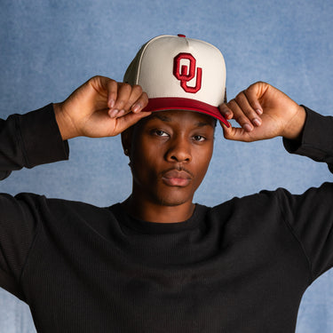 Oklahoma Side Stadium / Cream & Maroon