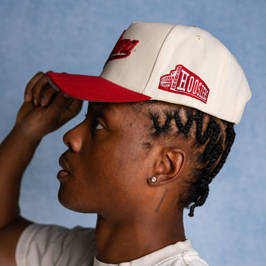Indiana Script / Cream & Crimson