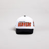 Oregon State Beavers Hat White & Black Corduroy Stadium Pulse Snapback - Front Panel