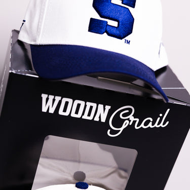 Penn State Nittany Lions 2 Hat Bundle Cream & Navy - Front Detail