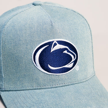 Penn State Nittany Lions Hat Denim Snapback - Front Detail