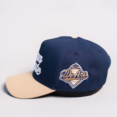 Penn State Nittany Lions Hat Navy Beige We Are - Side Patch