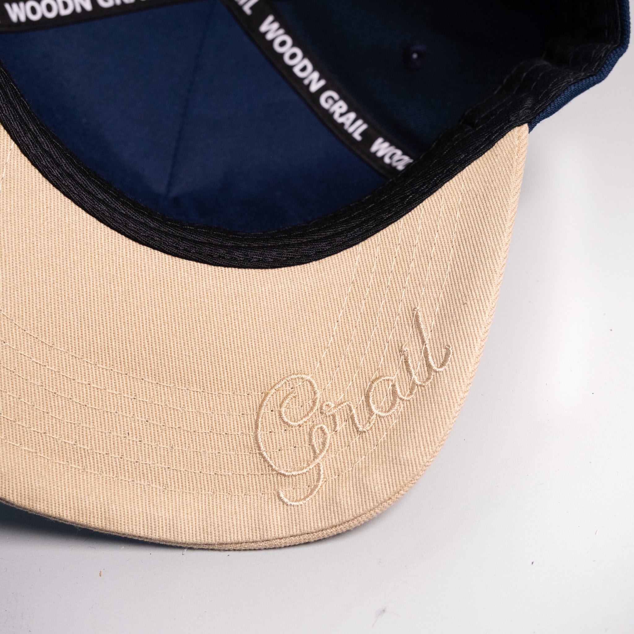 Penn State Nittany Lions Hat Navy Beige We Are - Underbrim Detail