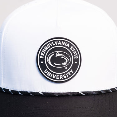 Penn State Nittany Lions Hat White Black Tee Box - Front Detail