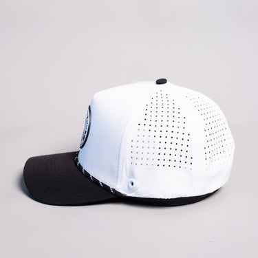 Penn State Nittany Lions Hat White Black Tee Box - Side View