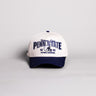 Penn State Nittany Lions National Champions Hat Cream Cotton Navy Brim Snapback - Front Panel