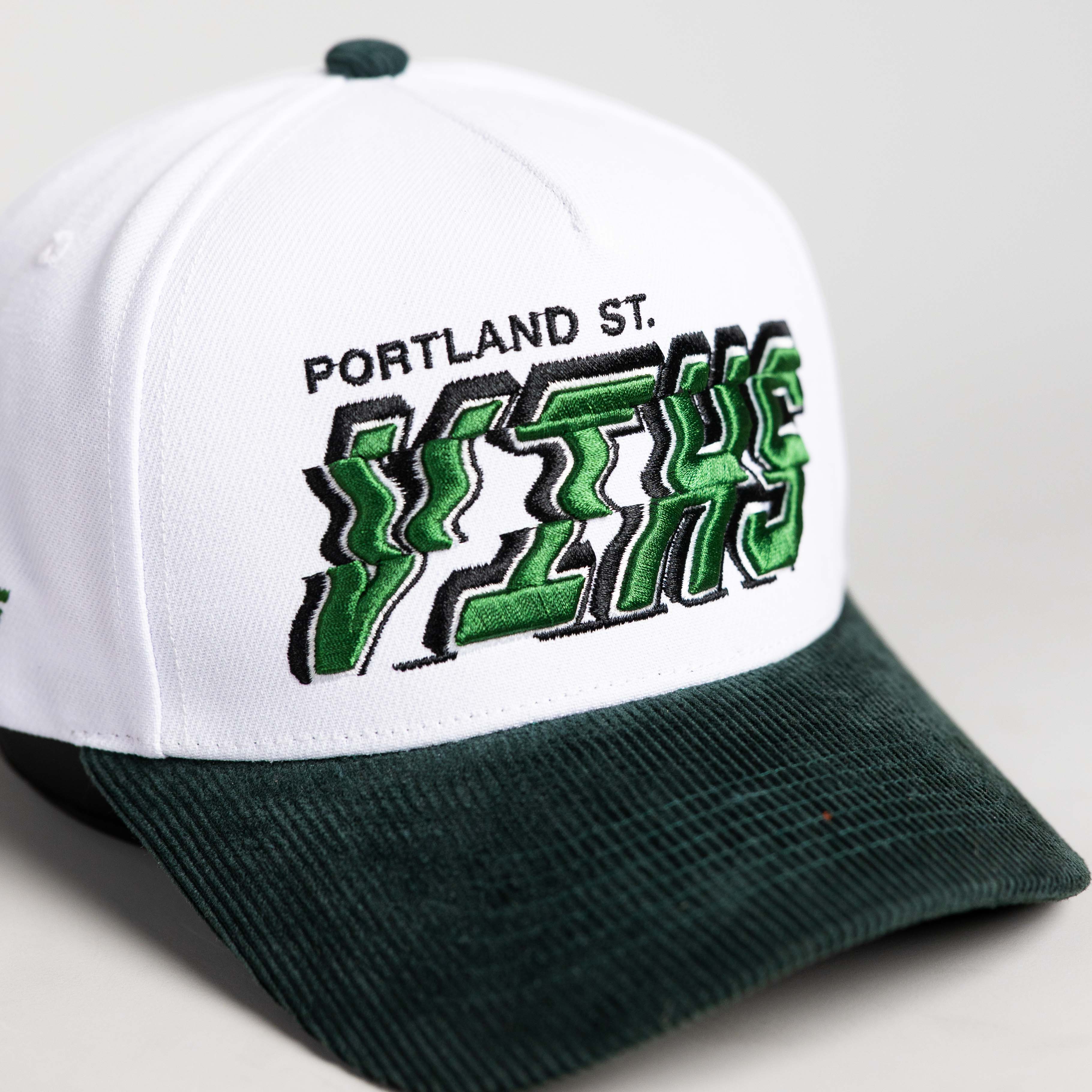 Portland State Vikings Hat Stadium Pulse Snapback - Angled View
