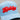 Powder Blue Ole Miss Snapback Hat with Shark Patch - Front Detail