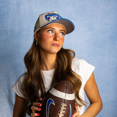 BYU Natty / Cream & Royal Blue
