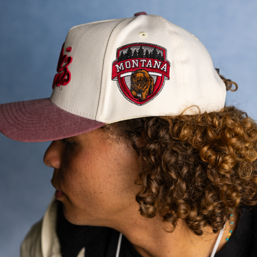Montana Sun Fade / Cream & Maroon