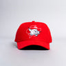 Red Suede Vintage Wilbur University of Arizona Snapback Hat - Front Panel