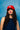Red Suede Vintage Wilbur University of Arizona Snapback Hat - On Model Portrait Lifestyle