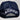 Samoa Trucker Hat Navy Mesh Snapback with S Logo - Back View