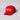 San Fran Hat Red Suede Snapback with Bridge Embroidery - Angled View