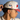 SMU Mustangs Hat Cream & Red Sun Fade Snapback - On Model Lifestyle E