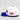 SMU Mustangs Hat White & Royal Blue Corduroy Stadium Pulse Snapback - Side Mustang Patch