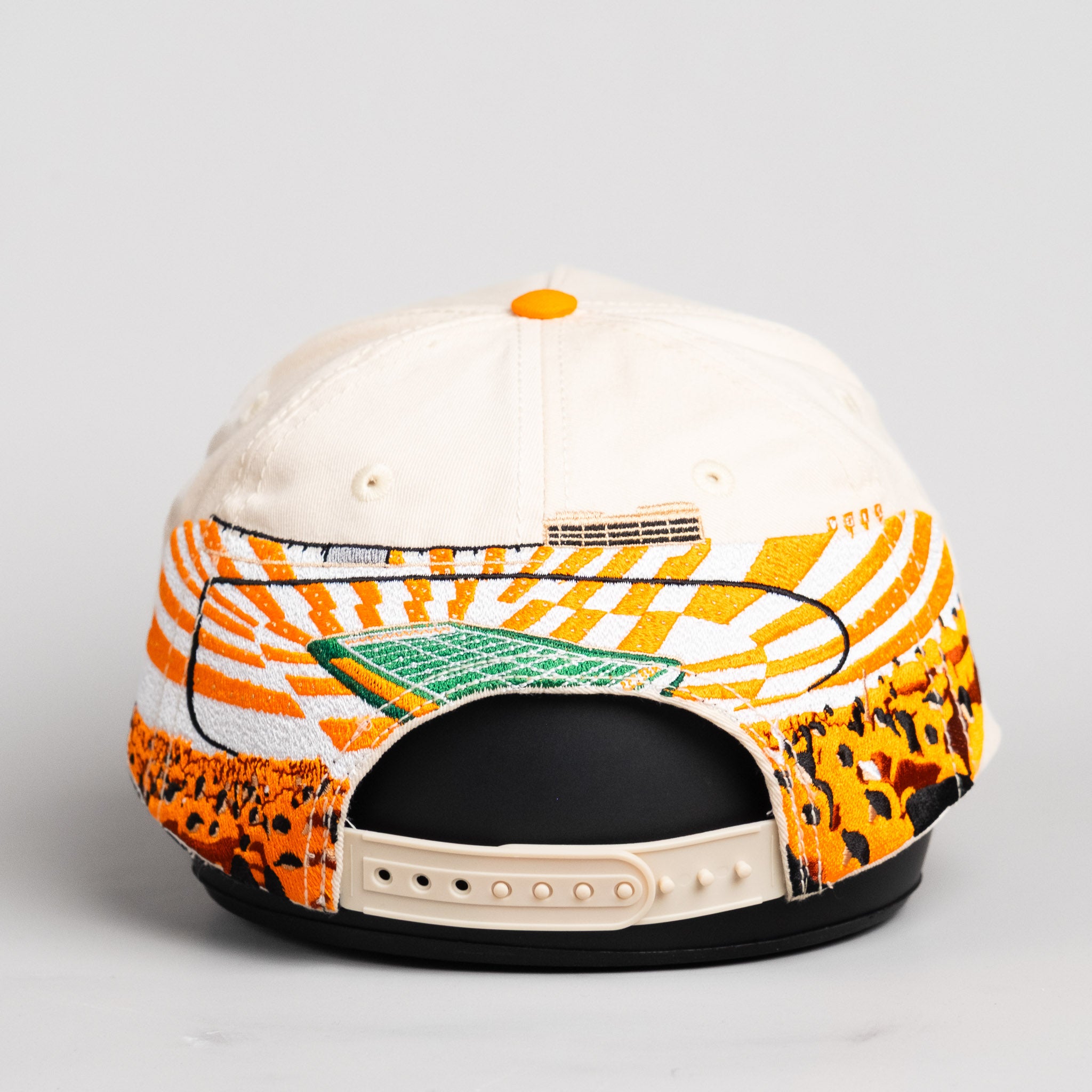 Tennessee Volunteers Hat Cream & Orange Home Crowd - Back View