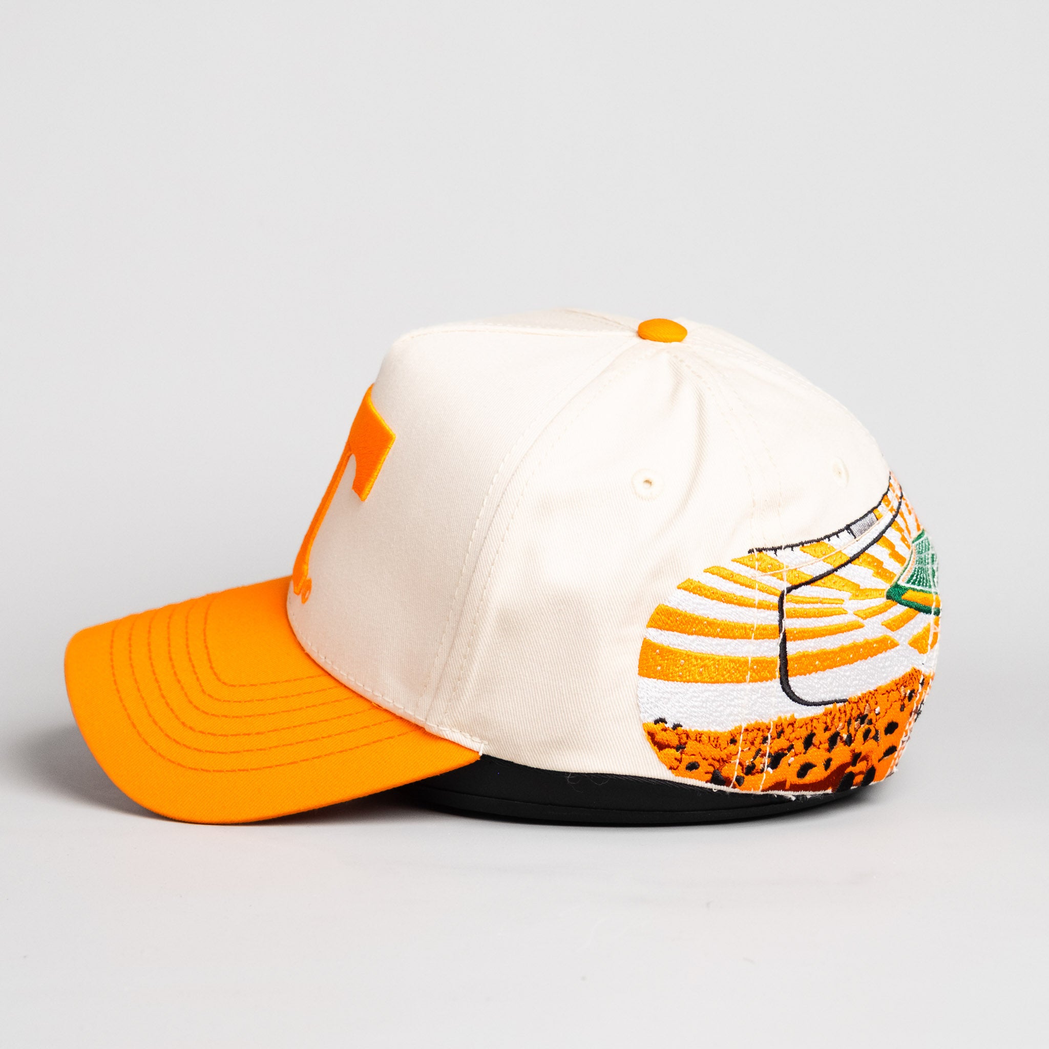 Tennessee Volunteers Hat Cream & Orange Home Crowd - Side Stadium