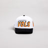 Tennessee Volunteers Hat White & Black Corduroy Stadium Pulse Snapback - Front Panel