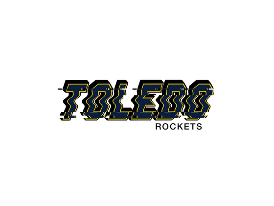 Toledo Rockets Hat White & Black Corduroy Stadium Pulse Snapback - Team Wordmark